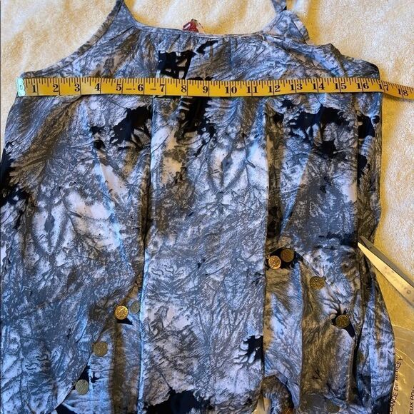 RAGA Tie Dye Spaghetti Straps Coins Top.Size XS - Picture 11 of 11